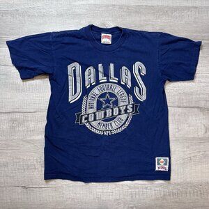 Nutmeg Single Stitch Dallas Cowboys Youth Large T-Shirt Vintage Single Stitch